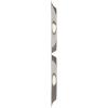 imageEkena Millwork WP12X12ADWH 11 78quotW x 11 78quotH Adonis EnduraWall Decorative 3D Wall Panel Covers 098 Sq FtBright Coat Chrome