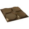 imageEkena Millwork WP12X12ADWH 11 78quotW x 11 78quotH Adonis EnduraWall Decorative 3D Wall Panel Covers 098 Sq FtMetallic Champagne Bronze