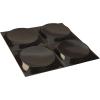 imageEkena Millwork WP12X12ADWH 11 78quotW x 11 78quotH Adonis EnduraWall Decorative 3D Wall Panel Covers 098 Sq FtMetallic Charcoal