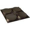 imageEkena Millwork WP12X12ADWH 11 78quotW x 11 78quotH Adonis EnduraWall Decorative 3D Wall Panel Covers 098 Sq FtMetallic Dark Bronze