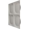 imageEkena Millwork WP12X12ADWH 11 78quotW x 11 78quotH Adonis EnduraWall Decorative 3D Wall Panel Covers 098 Sq FtMetallic Dark Bronze