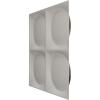 imageEkena Millwork WP12X12ADWH 11 78quotW x 11 78quotH Adonis EnduraWall Decorative 3D Wall Panel Covers 098 Sq FtMetallic Dark Copper