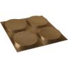 imageEkena Millwork WP12X12ADWH 11 78quotW x 11 78quotH Adonis EnduraWall Decorative 3D Wall Panel Covers 098 Sq FtMetallic Gold Rush