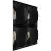 imageEkena Millwork WP12X12ADWH 11 78quotW x 11 78quotH Adonis EnduraWall Decorative 3D Wall Panel Covers 098 Sq FtTextured Metallic Galaxy