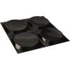 imageEkena Millwork WP12X12ADWH 11 78quotW x 11 78quotH Adonis EnduraWall Decorative 3D Wall Panel Covers 098 Sq FtTextured Metallic Galaxy