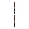 imageEkena Millwork WP12X12ADWH 11 78quotW x 11 78quotH Adonis EnduraWall Decorative 3D Wall Panel Covers 098 Sq FtTextured Metallic Mystic Brown