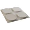 imageEkena Millwork WP12X12ADWH 11 78quotW x 11 78quotH Adonis EnduraWall Decorative 3D Wall Panel Covers 098 Sq FtUltraCover Satin Blossom White