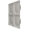 imageEkena Millwork WP12X12ADWH 11 78quotW x 11 78quotH Adonis EnduraWall Decorative 3D Wall Panel Covers 098 Sq FtUltraCover Satin Canyon Green