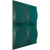 imageEkena Millwork WP12X12ADWH 11 78quotW x 11 78quotH Adonis EnduraWall Decorative 3D Wall Panel Covers 098 Sq FtUltraCover Satin Lagoon