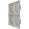 imageEkena Millwork WP12X12ADWH 11 78quotW x 11 78quotH Adonis EnduraWall Decorative 3D Wall Panel Covers 098 Sq FtUniversal Aged Metallic Rust