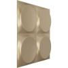 imageEkena Millwork WP12X12ADWH 11 78quotW x 11 78quotH Adonis EnduraWall Decorative 3D Wall Panel Covers 098 Sq FtUniversal Metallic Champagne Mist