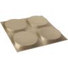 imageEkena Millwork WP12X12ADWH 11 78quotW x 11 78quotH Adonis EnduraWall Decorative 3D Wall Panel Covers 098 Sq FtUniversal Metallic Champagne Mist