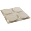 imageEkena Millwork WP12X12ADWH 11 78quotW x 11 78quotH Adonis EnduraWall Decorative 3D Wall Panel Covers 098 Sq FtUniversal Metallic Pearl Mist