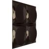 imageEkena Millwork WP12X12ADWH 11 78quotW x 11 78quotH Adonis EnduraWall Decorative 3D Wall Panel Covers 098 Sq FtUniversal Metallic Rustic Mist