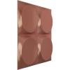 imageEkena Millwork WP12X12ADWH 11 78quotW x 11 78quotH Adonis EnduraWall Decorative 3D Wall Panel Covers 098 Sq FtUniversal Pearl Metallic Champagne Pink