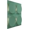 imageEkena Millwork WP12X12ADWH 11 78quotW x 11 78quotH Adonis EnduraWall Decorative 3D Wall Panel Covers 098 Sq FtUniversal Pearl Metallic Sea Mist