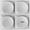 imageEkena Millwork WP12X12ADWH 11 78quotW x 11 78quotH Adonis EnduraWall Decorative 3D Wall Panel Covers 098 Sq FtWhite