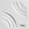 imageEkena Millwork WP12X12ARWH 11 78quotW x 11 78quotH Artisan EnduraWall Decorative 3D Wall Panel Covers 098 Sq Ft