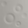 imageEkena Millwork WP12X12COWH 11 78quotW x 11 78quotH Cole EnduraWall Decorative 3D Wall Panel Covers 098 Sq Ft  WhiteBright Coat Aluminum