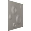 imageEkena Millwork WP12X12COWH 11 78quotW x 11 78quotH Cole EnduraWall Decorative 3D Wall Panel Covers 098 Sq Ft  WhiteBright Coat Aluminum