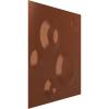 imageEkena Millwork WP12X12COWH 11 78quotW x 11 78quotH Cole EnduraWall Decorative 3D Wall Panel Covers 098 Sq Ft  WhiteBright Coat Copper