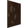 imageEkena Millwork WP12X12COWH 11 78quotW x 11 78quotH Cole EnduraWall Decorative 3D Wall Panel Covers 098 Sq Ft  WhiteMetallic Antique Brass