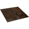 imageEkena Millwork WP12X12COWH 11 78quotW x 11 78quotH Cole EnduraWall Decorative 3D Wall Panel Covers 098 Sq Ft  WhiteTextured Metallic Mystic Brown