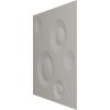 imageEkena Millwork WP12X12COWH 11 78quotW x 11 78quotH Cole EnduraWall Decorative 3D Wall Panel Covers 098 Sq Ft  WhiteUltraCover Satin Blossom White