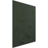imageEkena Millwork WP12X12COWH 11 78quotW x 11 78quotH Cole EnduraWall Decorative 3D Wall Panel Covers 098 Sq Ft  WhiteUltraCover Satin Hunt Club Green