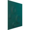 imageEkena Millwork WP12X12COWH 11 78quotW x 11 78quotH Cole EnduraWall Decorative 3D Wall Panel Covers 098 Sq Ft  WhiteUltraCover Satin Lagoon