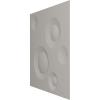imageEkena Millwork WP12X12COWH 11 78quotW x 11 78quotH Cole EnduraWall Decorative 3D Wall Panel Covers 098 Sq Ft  WhiteUltraCover Satin Lagoon