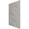 imageEkena Millwork WP12X12COWH 11 78quotW x 11 78quotH Cole EnduraWall Decorative 3D Wall Panel Covers 098 Sq Ft  WhiteUniversal Aged Metallic Rust
