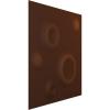 imageEkena Millwork WP12X12COWH 11 78quotW x 11 78quotH Cole EnduraWall Decorative 3D Wall Panel Covers 098 Sq Ft  WhiteUniversal Aged Metallic Rust
