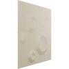 imageEkena Millwork WP12X12COWH 11 78quotW x 11 78quotH Cole EnduraWall Decorative 3D Wall Panel Covers 098 Sq Ft  WhiteUniversal Metallic Pearl Mist