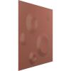 imageEkena Millwork WP12X12COWH 11 78quotW x 11 78quotH Cole EnduraWall Decorative 3D Wall Panel Covers 098 Sq Ft  WhiteUniversal Pearl Metallic Champagne Pink