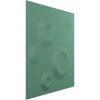 imageEkena Millwork WP12X12COWH 11 78quotW x 11 78quotH Cole EnduraWall Decorative 3D Wall Panel Covers 098 Sq Ft  WhiteUniversal Pearl Metallic Sea Mist