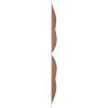 imageEkena Millwork WP12X12HEWH 11 78quotW x 11 78quotH Helene EnduraWall Decorative 3D Wall Panel Covers 098 Sq Ft  WhiteAged Copper