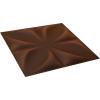imageEkena Millwork WP12X12HEWH 11 78quotW x 11 78quotH Helene EnduraWall Decorative 3D Wall Panel Covers 098 Sq Ft  WhiteAged Metallic Rust