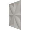 imageEkena Millwork WP12X12HEWH 11 78quotW x 11 78quotH Helene EnduraWall Decorative 3D Wall Panel Covers 098 Sq Ft  WhiteAged Metallic Rust