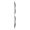 imageEkena Millwork WP12X12HEWH 11 78quotW x 11 78quotH Helene EnduraWall Decorative 3D Wall Panel Covers 098 Sq Ft  WhiteBright Chrome