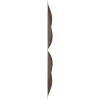 imageEkena Millwork WP12X12HEWH 11 78quotW x 11 78quotH Helene EnduraWall Decorative 3D Wall Panel Covers 098 Sq Ft  WhiteChampagne Bronze