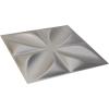 imageEkena Millwork WP12X12HEWH 11 78quotW x 11 78quotH Helene EnduraWall Decorative 3D Wall Panel Covers 098 Sq Ft  WhiteDark Steel