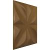 imageEkena Millwork WP12X12HEWH 11 78quotW x 11 78quotH Helene EnduraWall Decorative 3D Wall Panel Covers 098 Sq Ft  WhiteGold Rush
