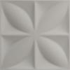 imageEkena Millwork WP12X12HEWH 11 78quotW x 11 78quotH Helene EnduraWall Decorative 3D Wall Panel Covers 098 Sq Ft  WhiteMetallic Rust Mist