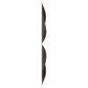imageEkena Millwork WP12X12HEWH 11 78quotW x 11 78quotH Helene EnduraWall Decorative 3D Wall Panel Covers 098 Sq Ft  WhiteMystic Brown