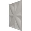 imageEkena Millwork WP12X12HEWH 11 78quotW x 11 78quotH Helene EnduraWall Decorative 3D Wall Panel Covers 098 Sq Ft  WhiteSatin Blossom White