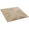 imageEkena Millwork WP12X12HEWH 11 78quotW x 11 78quotH Helene EnduraWall Decorative 3D Wall Panel Covers 098 Sq Ft  WhiteSmokey Beige