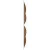 imageEkena Millwork WP12X12HEWH 11 78quotW x 11 78quotH Helene EnduraWall Decorative 3D Wall Panel Covers 098 Sq Ft  WhiteVintage Gold