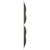 imageEkena Millwork WP12X12HEWH 11 78quotW x 11 78quotH Helene EnduraWall Decorative 3D Wall Panel Covers 098 Sq Ft  WhiteWeathered Steel