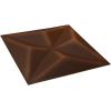 imageEkena Millwork WP12X12KEWHCASE50 11 78quotW x 11 78quotH Kent EnduraWall Decorative 3D Wall Panel Covers 4896 Sq Ft 50PKAged Metallic Rust